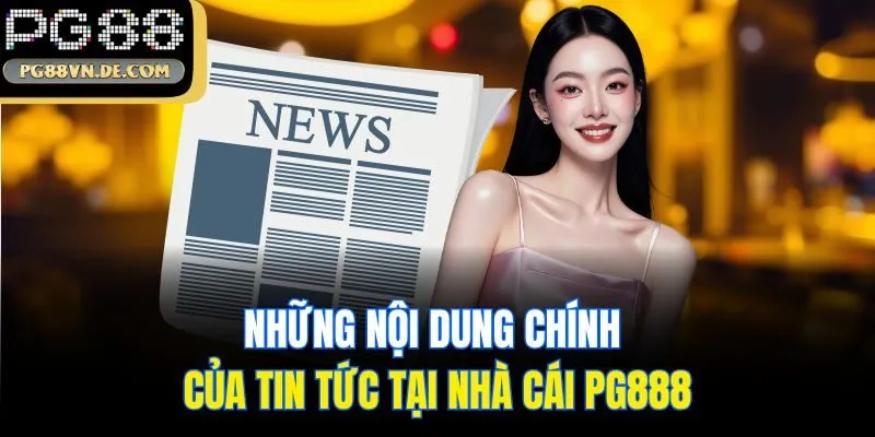 Những nội dung chính của tin tức tại nhà cái PG888